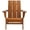 Teak, variant on Safavieh Alton Outdoor Wood Adirondack Chair, Oak