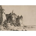 thumbnail image 2 of Søren L. Lange 24x18 Black Ornate Framed Double Matted Museum Art Print Titled: Summer Spire, Moen. Views from the Beach (1759 - 1827), 2 of 5
