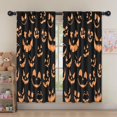 thumbnail image 5 of Blackout Kids Curtains,Black Halloween Pumpkin Faces Childrens Insulated Curtains Set Of 2,Bedroom Essentials,Toddler Room Decor 52"x63", 5 of 5