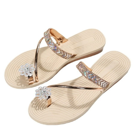 

2023 Women s Flip Flops Comfort Thong Sandals Dressy Party Beach Casual Fashion Sandals Travel Floral Boho Slides