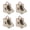 Beige, variant on Set Of 4 Waterproof Boot Bag With Carry Handle Boot Organization Bags For Seasonal Shoe Storage Travel Accessory