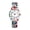 A, variant on Stretch Band Watches for Women Men: Bohemia Football Theme Easy Reader Elastic Band Watch Large Face Big Number Analog Quartz Bracelet Watch Expansion Band Wristwatch