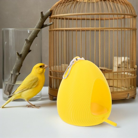 BESTYASH Para Pájaros Amarillo Refugio Colgante Y Cómodo Para Y Ninfas