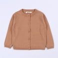 thumbnail image 6 of KYAIGUO Baby Girls Cardigan Sweater 100% Cotton Long Sleeve Sweater Toddler Boys Soft Knit Sweater Kids Button up Uniform 12M-7T, 6 of 9
