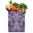 thumbnail image 1 of Sac d'Épicerie Réutilisable Vintage Paisley Chic - Grand Sac Lavable avec Imprimé Abstrait Élégant, 1 of 6