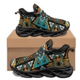 thumbnail image 1 of Zapatos casuales para mujer, moda africana, estampado de tótem tribal, zapatillas para exteriores, ligeras y cómodas, zapatos deportivos para fitness., 1 of 6