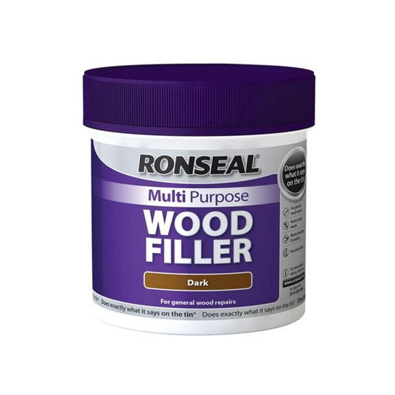 Ronseal - Multipurpose Wood Filler Tub Dark 465g