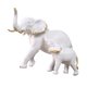 thumbnail image 5 of Figuras de resina, esculturas, decoración, recuerdos, regalos, obras de arte de escritorio, elefante Blanco Con Niños, 5 of 9