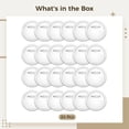 thumbnail image 5 of DIY Buttons 3 Inch with Pin, Create Your Own Button Pins, Sublimation Badge Blanks with Hole, Quality Acrylic, 24-Piece Set for Personalized Crafts and Decorations, 5 of 5