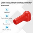 thumbnail image 4 of Battery Terminal Cover, 12 Pcs Battery Terminal Protector Truck Battery Terminal Cover with Washers Red L10-14-45mm for Car Accessories Truck Marine Boat, 4 of 7