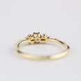 thumbnail image 2 of Forever Jewels 1/2Ct Round Cut Moissanite Womens Engagement Ring 14K Yellow Gold Plated, 2 of 5