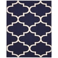 thumbnail image 1 of Garland Rug Large Quatrefoil Area Rug, 8 x 10, Indigo/Ivory, 1 of 1