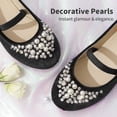 thumbnail image 4 of Zapatos Mary Jane para Niñas DREAM PAIRS Aurora-03 en Ante Negro, 4 of 7