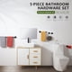 thumbnail image 2 of Accesorios para baño Juego de Accesorios de baño de 5 Piezas de Acero Inoxidable 304 Soporte de Pared Negro Mate, 2 of 9