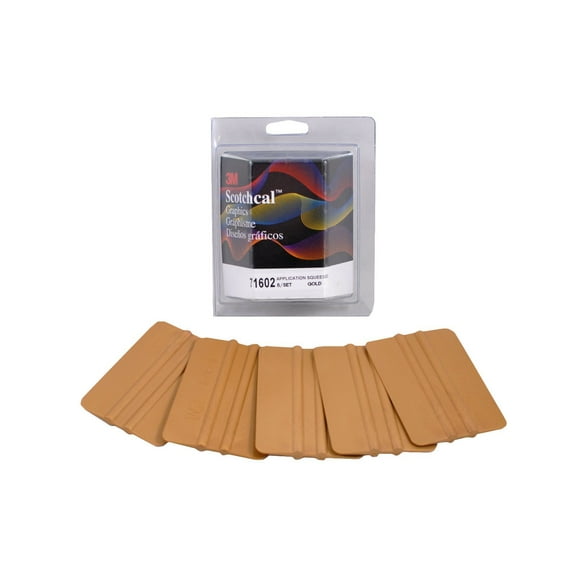3M 71602 Hand Applicator PA1-G Gold Squeegee Squeegee (5-pack)