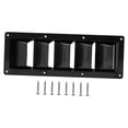 thumbnail image 4 of koolsoo RV Air Vent Louver Easy to Install Louvered Exhaust for RV Boat Replacements Black, 4 of 9