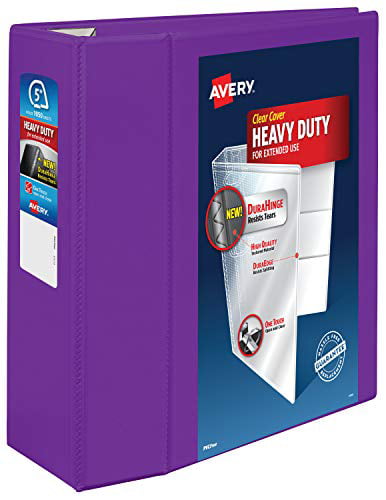 460 Sheet Capacity Avery Durable Reference Binder 8.50" X 11" 3 X Letter 