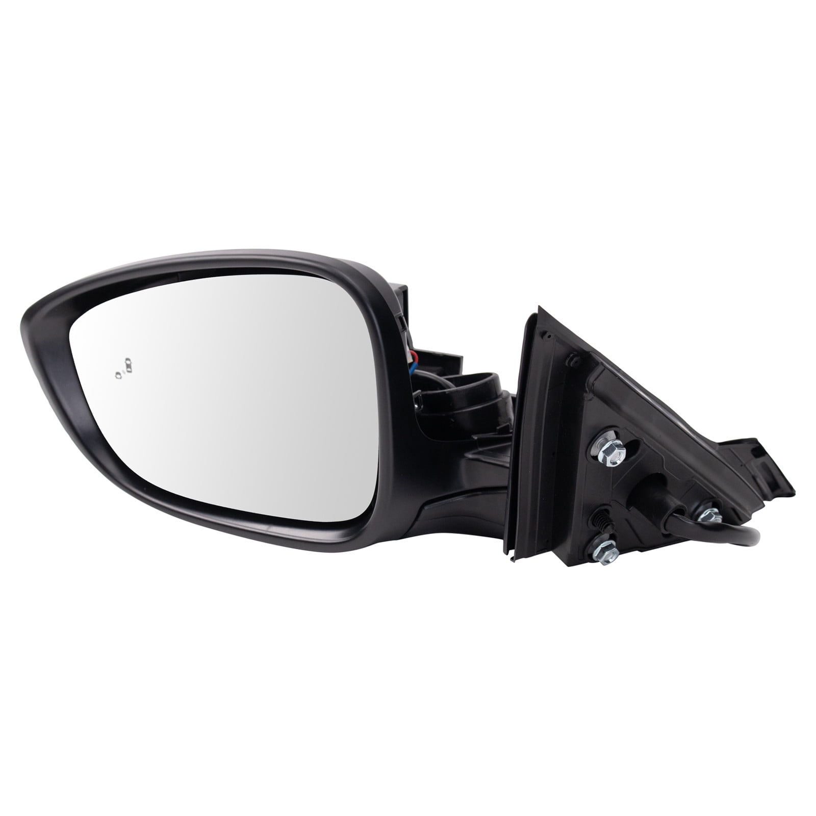 TRQ Driver Side Power Heated Mirror Paint to Match Blind Spot Fits 2023 Honda Accord EX HO1320356