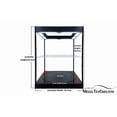 thumbnail image 5 of Large LED Light Display Case with Rotary Table and Adjustable Shelf, Black - ModelToyCars 9929MBK - Display Case for Diecast Cars, 5 of 7