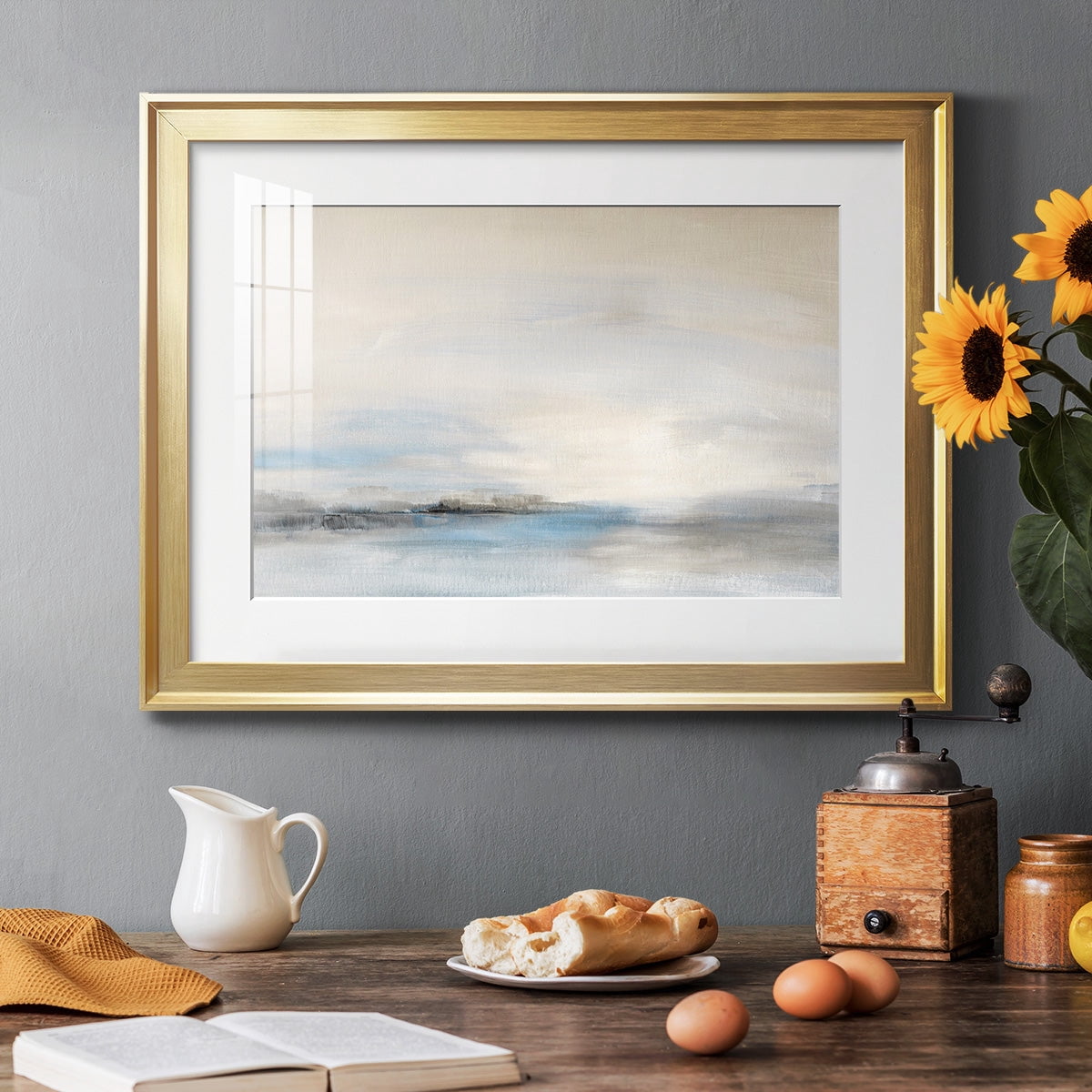 Soft Distance Premium Framed Print - Ready to Hang