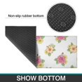 thumbnail image 6 of Pioneer Flower Floral Print Pattern Anti Fatigue Kitchen Rugs Set Of 2, Non Slip Washable Decorative Floor Mats for Kitchen Sink Laundry, 17"x30" and 17"x47", 6 of 6