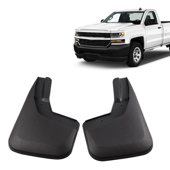 PIT66 Splash Guard Mud Flaps Fender Mudguards, Fit for 2014-2018 Silverado 1500/2015-2018 Silverado 2500 3500