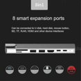 thumbnail image 5 of 8 In 1 Type-c Hub To Usb 3.0 Usb-c Hdmi Lan Rj45 Sd Tf Adapter For Macbook Laptop, 5 of 5