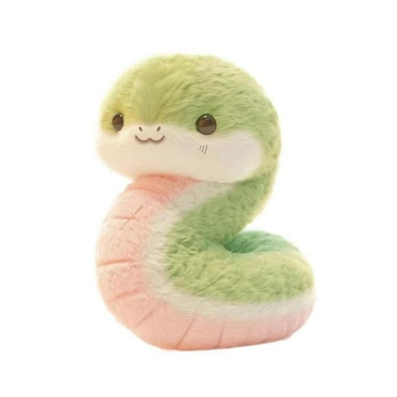 Tachiuwa Cartoon Stuffed Snake Toy Creative Animal Toy for Children Adults Kids