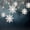 White, variant on 24Pcs Snowflake Ornaments, 3D Glittery Large Snowflake Decorations for Christmas & New Year Parties