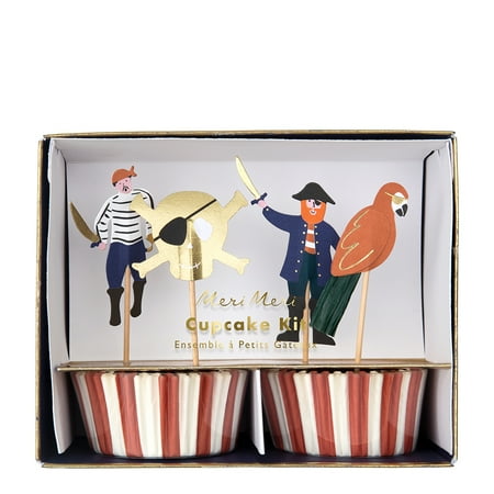 Meri Meri Pirates Bounty Cupcake Kit, 1ct