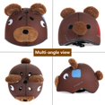 thumbnail image 2 of Casco de bicicleta para niños pequeños, casco multideportivo para ciclismo, patineta, patineta, patinaje, 2 tamaños, desde niños pequeños hasta jóvenes, oso de peluche M brillar Juguete, 2 of 6