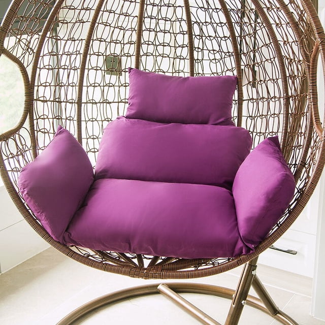Cojín de cuna colgante para el hogar, cojín de cesta, Columpio de jardín, silla colgante, asiento, colchón, almohada Fivean unisex