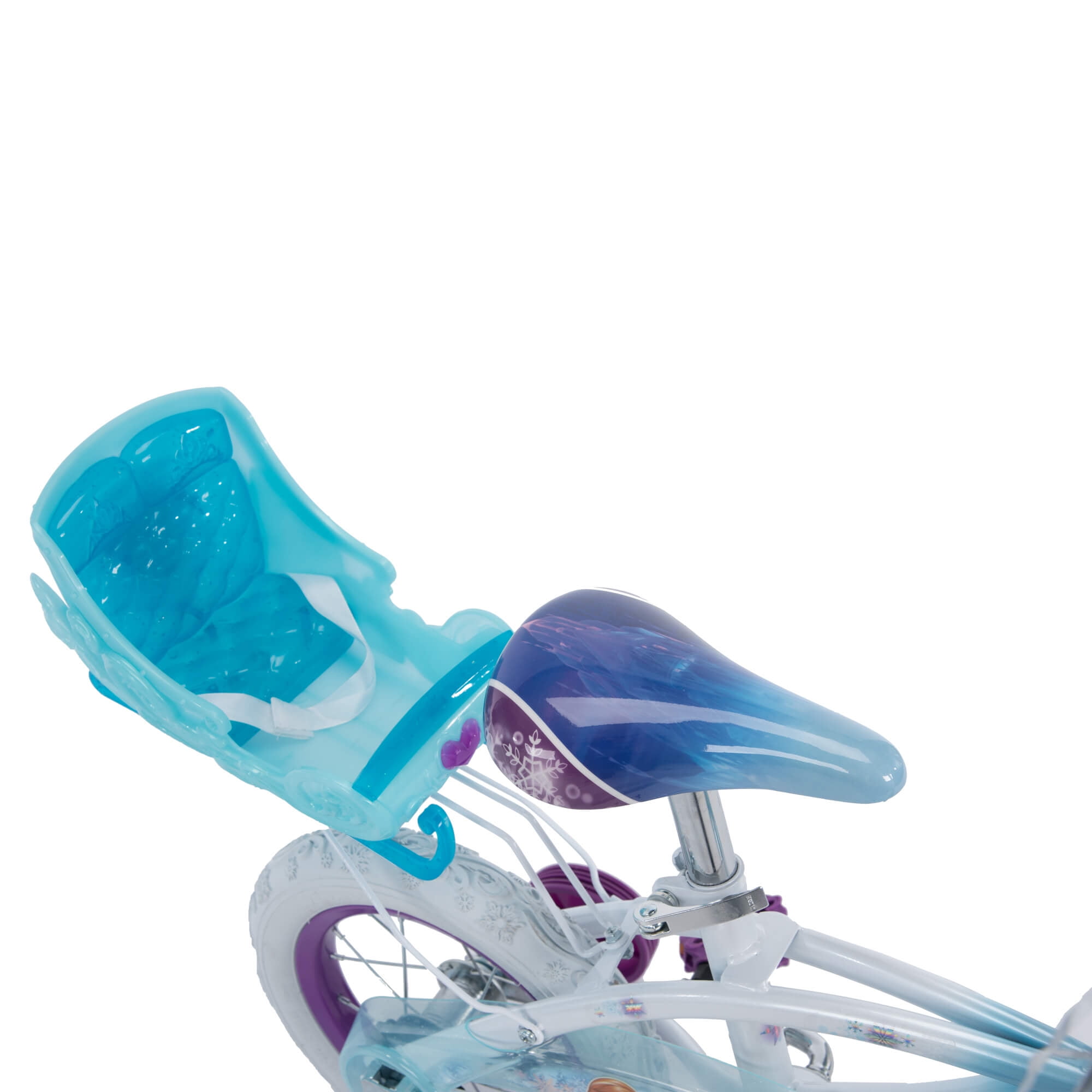 Huffy Disney Frozen 16 inch EZ Build Girls Bike with Sleigh Doll Carrier Blue/White for sale online 