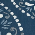 thumbnail image 6 of Mainstays 7'x10' Navy Medallion Reversible Plastic Outdoor Rug, 6 of 9