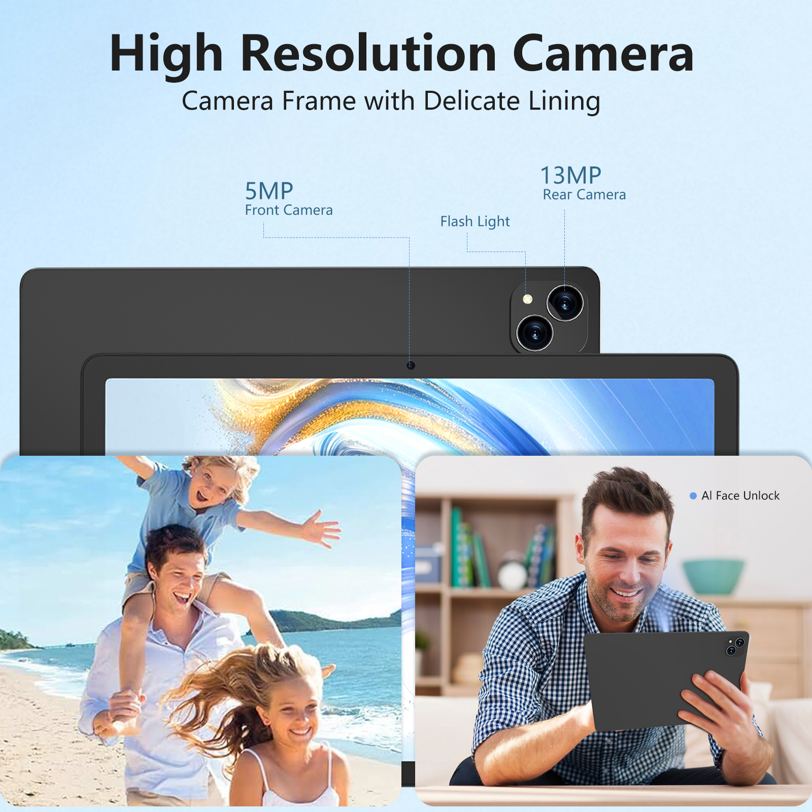 11 inch Android 15 Tablet with Keyboard 20GB RAM 128G Storage, 2025 Latest Cellular Tablet with SIM Card Slot, 4G LTE T-moblie Phablet, T615 Octa-Core 8000mAh, 5G WiFi & Bluetooth - Gray
