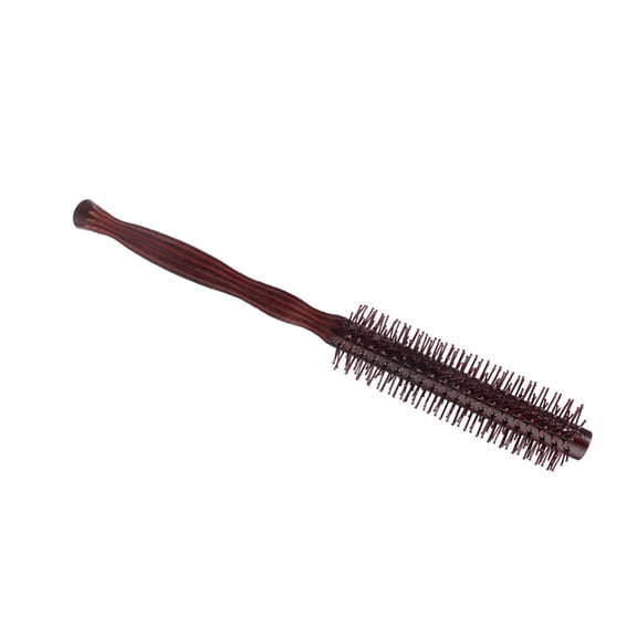 Small Round Hair Brush Nylon Bristles,Short Hair Blow Drying Styling Roll Hairbrush