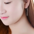 thumbnail image 4 of Yesbay 1 Pcs Women Long Linear Chain Dangle Ear Line Threader Earring Jewelry, 4 of 7
