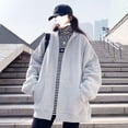 thumbnail image 2 of Sudaderas multicolores informales para hombre y mujer, sudaderas con capucha de talla grande con cremallera, Tops, moda 2023, 2 of 5
