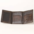 thumbnail image 6 of AMERICAN TANNER Genuine Leather Hand Burnished Trifold Wallet For Men Women H4.25 X W3 X D0.5, 6 of 6