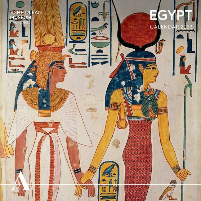 Flame Tree Publishing Ashmolean Museum: Egypt Wall Calendar 2023 (Art Calendar) (Calendar)