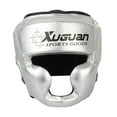 thumbnail image 3 of Boxing Totecear Face Cover Ajustable Ajustable El engranaje espesante en espesor de la frente y la protección de la oreja para el muay de kickboxing Plata, 3 of 8