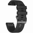 thumbnail image 1 of wonima02 for Fenix 5/Fenix 6/Fenix 7 Band 22mm Silicone Watch Band for Fenix 8 Fenix E 47mm/Fenix 5 Plus/Fenix 6 Pro/Fenix 7 Pro/Forerunner 935(Black), 1 of 1
