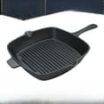 thumbnail image 1 of Tolstrey Poêle en Fonte Rayée 26cm - Poêle Polyvalente pour Steak, Poisson, Crevettes & Porc avec Répartition Uniforme de la Chaleur - Compatible avec Cuisinières à Gaz & Induction - Essentiel de Cuisine Durable et Élégant, 1 of 6