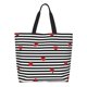 thumbnail image 1 of Easygdp Ladybugs on Black and White Striped Bolsas Tote para Mujer, Bolsos de Hombro para Viaje, Bolsos de Mano de Gran Capacidad para Compras y Trabajo, 1 of 8
