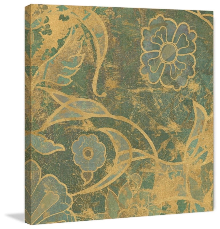"Persian Tile I" Painting Print on Wrapped Canvas