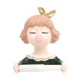 thumbnail image 3 of Tongina Toilet Paper Holder Toilet Tissue Holder Resin Sculpture Wall Mounted Toilet Paper Wall Hook for Bedroom Living Room Restroom Green, 3 of 8
