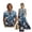 Blue Fish Coral, variant on FOR U DESIGNS Starfish Shell Coral Print Matching Couple Outfits His and Hers Clothing 2026 Fashion Linen-Look Mens Casual Shirts Sleeveless Dress with Pocket