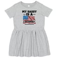 thumbnail image 3 of Inktastic My Daddy is a Veteran Girls Toddler Dress, 3 of 5