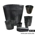thumbnail image 2 of Maceta de plástico de 100 piezas, maceta de jardín para el hogar, planta de invernadero, vivero, plantación de flores, maceta de cultivo de 14x14 cm tholdsy HA6225-09, 2 of 6