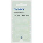 Siemens Connexx  Click Dome 8 mm Closed For RIC Hearing Aids - 6 Domes Each